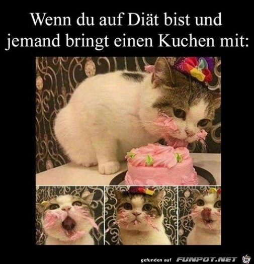 Es gibt Kuchen