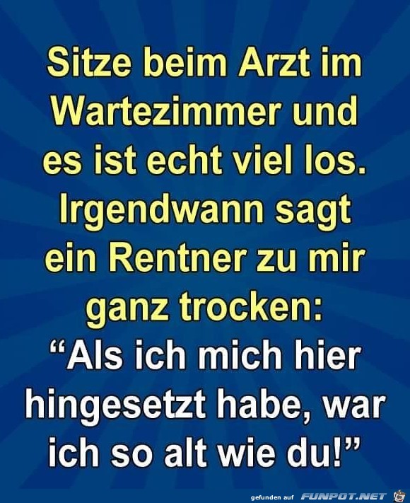 Sitze beim Arzt