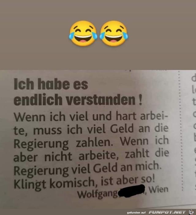 Endlich verstanden