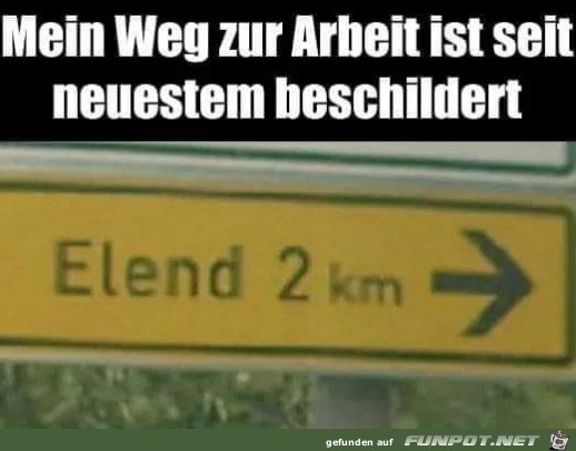 Mein Weg zur Arbeit