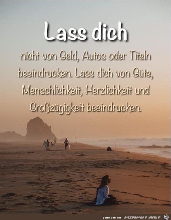 Lass dich nicht von Geld