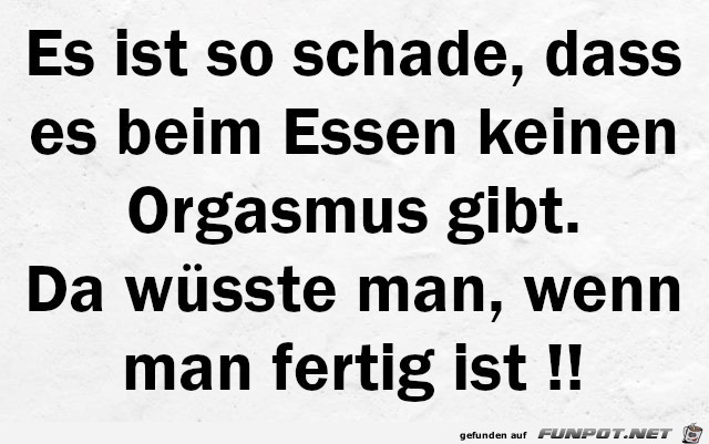 Es ist so schade