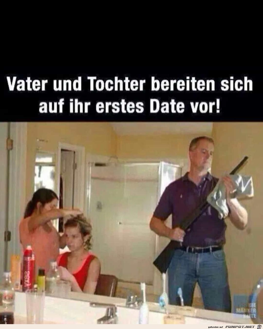 Vater und Tochter