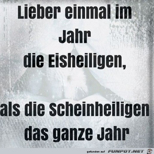 Die Eisheiligen