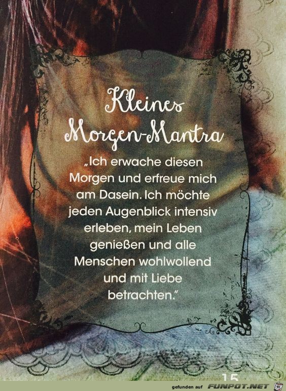 Kleines Morgen Mantra