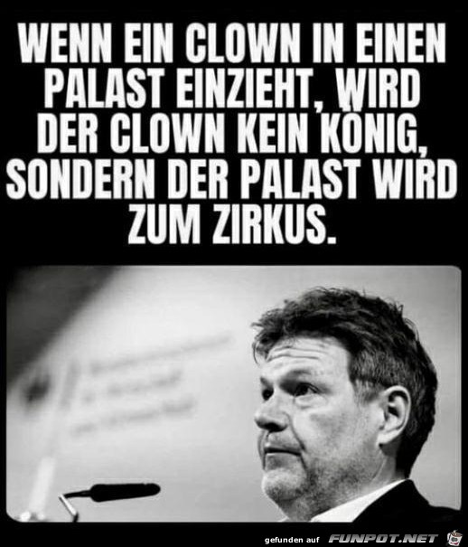 Wenn ein Clown