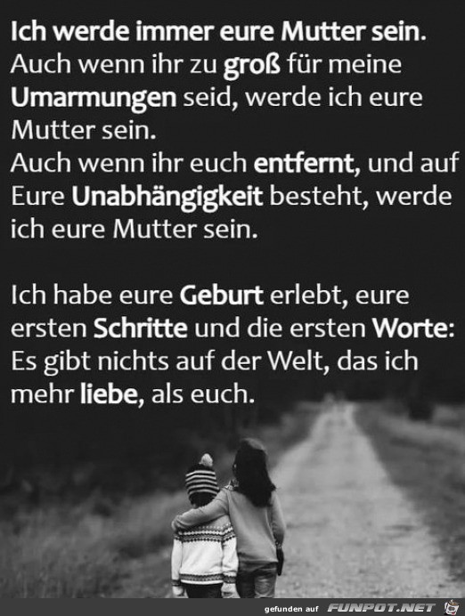 Eine Mutter sein