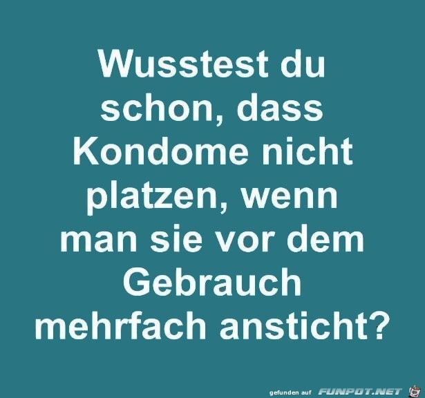 Wusstest du schon