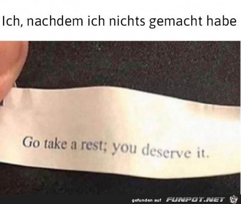 Nichts gemacht