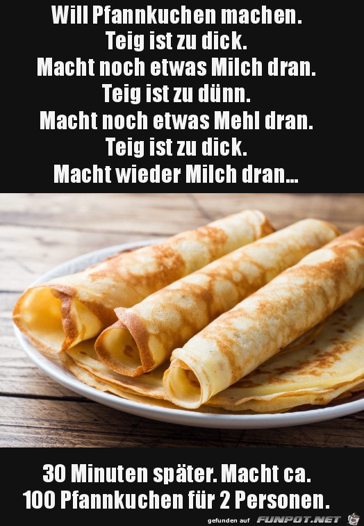 Ziemlich viele Pfannkuchen