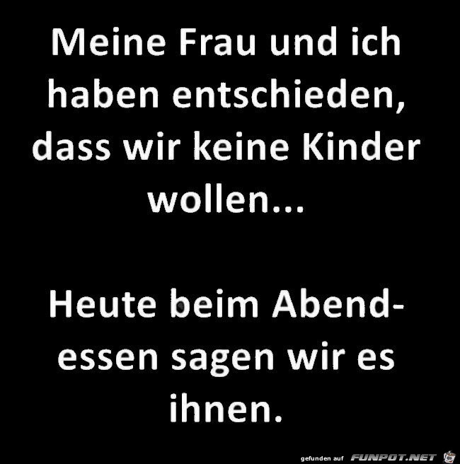 Keine Kinder