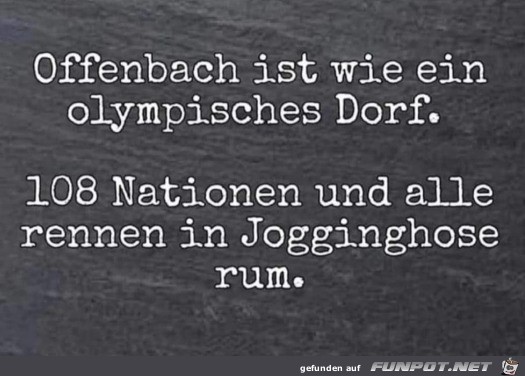 Ein olympisches Dorf