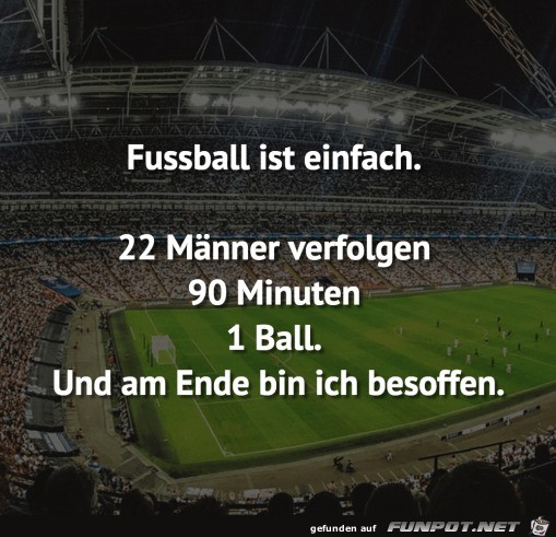 Fuball ist einfach