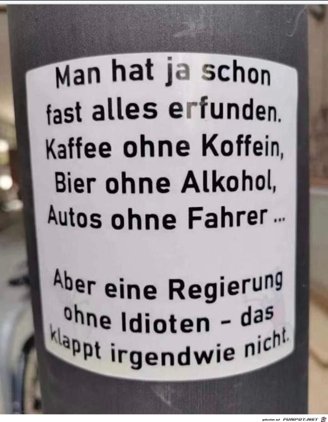 Alles erfunden