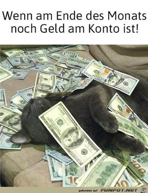 Es ist Geld brig