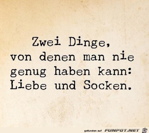 Zwei Dinge