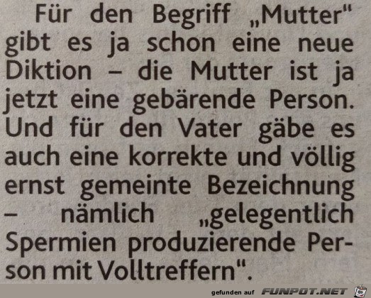 Neuer Vater-Begriff