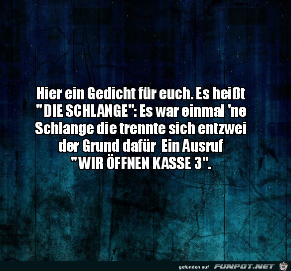 Tolles Gedicht