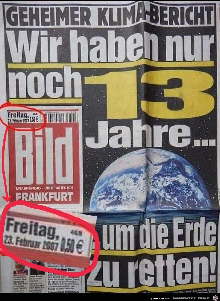 Die Zeit ist schon abgelaufen