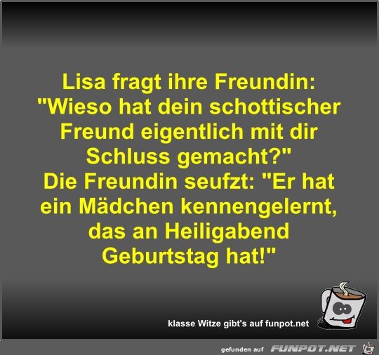 Lisa fragt ihre Freundin