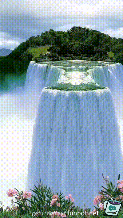 Ein mega Wasserfall