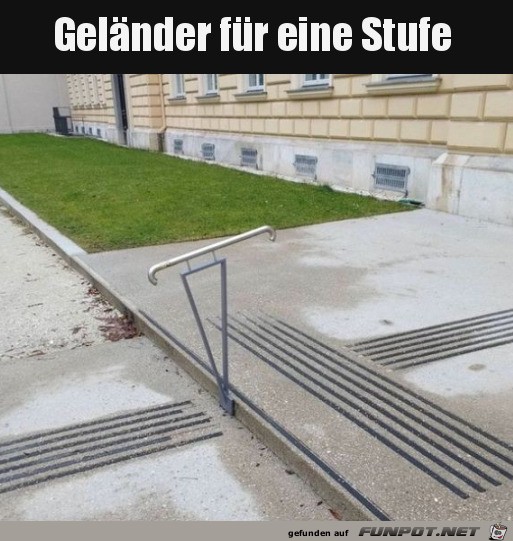 Gelnder fr eine Stufe