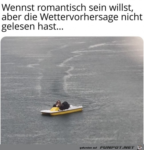 Wettervorhersage nicht gelesen