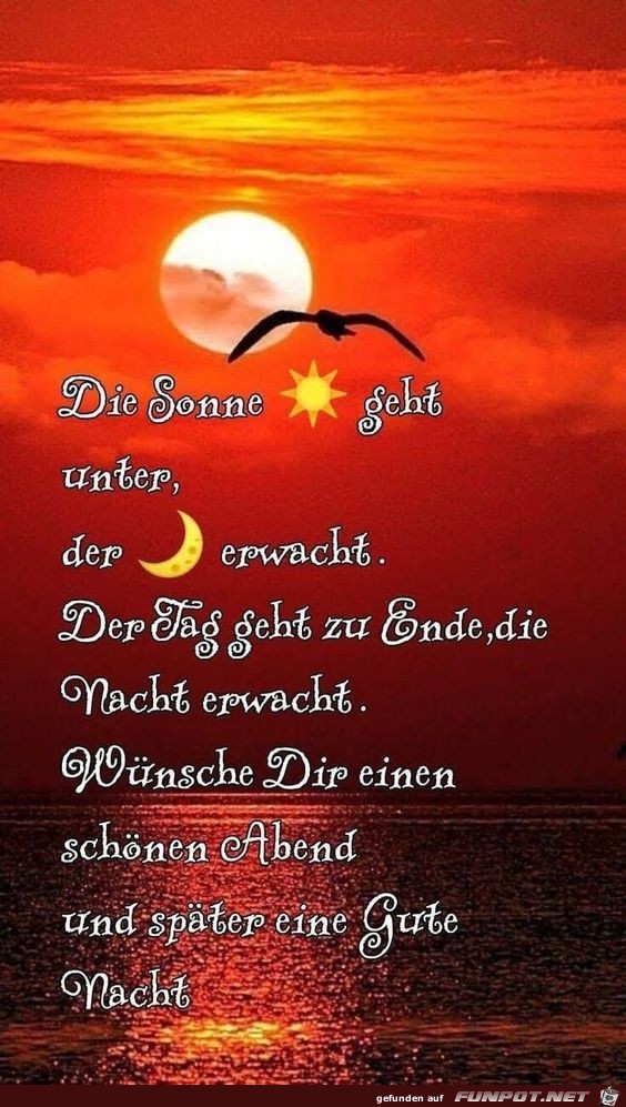 Die Sonne geht unter