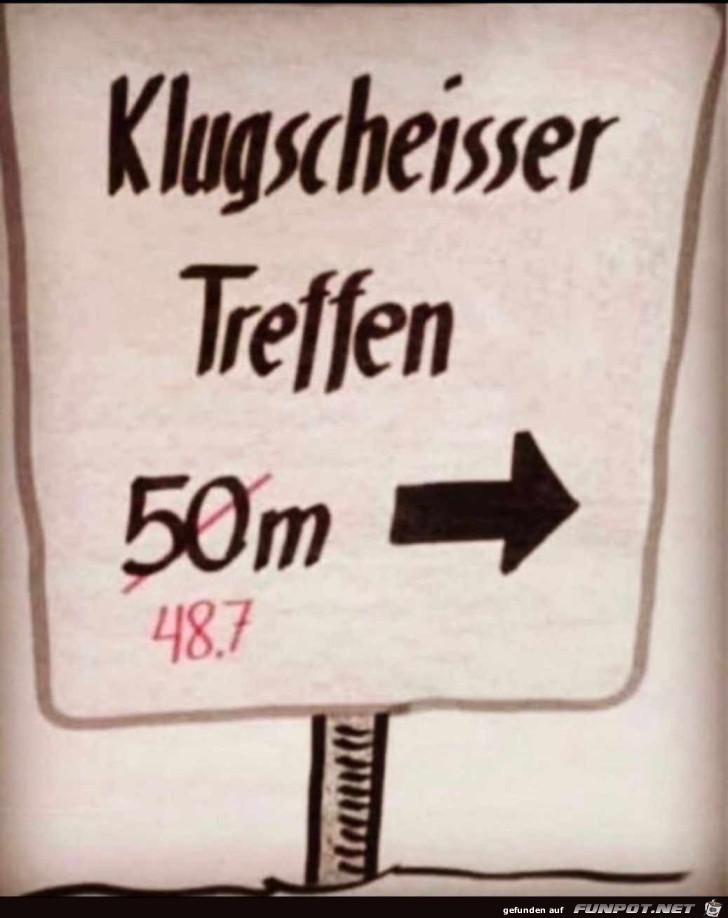 Klugscheisser-Treffen