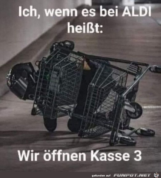 Wir ffnen Kasse 3 fr Sie