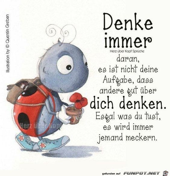 Denke immer daran
