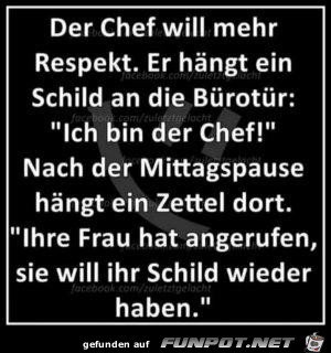 Ich bin der Chef