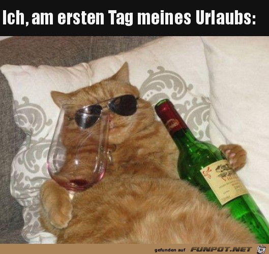 Erster Urlaubstag