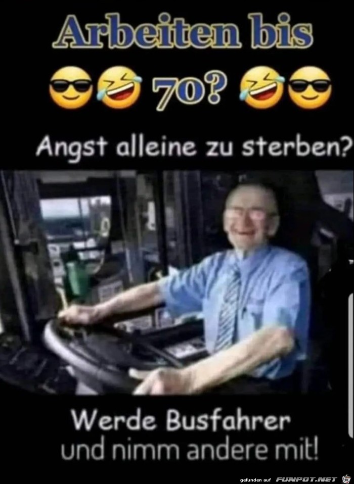 Arbeiten bis 70