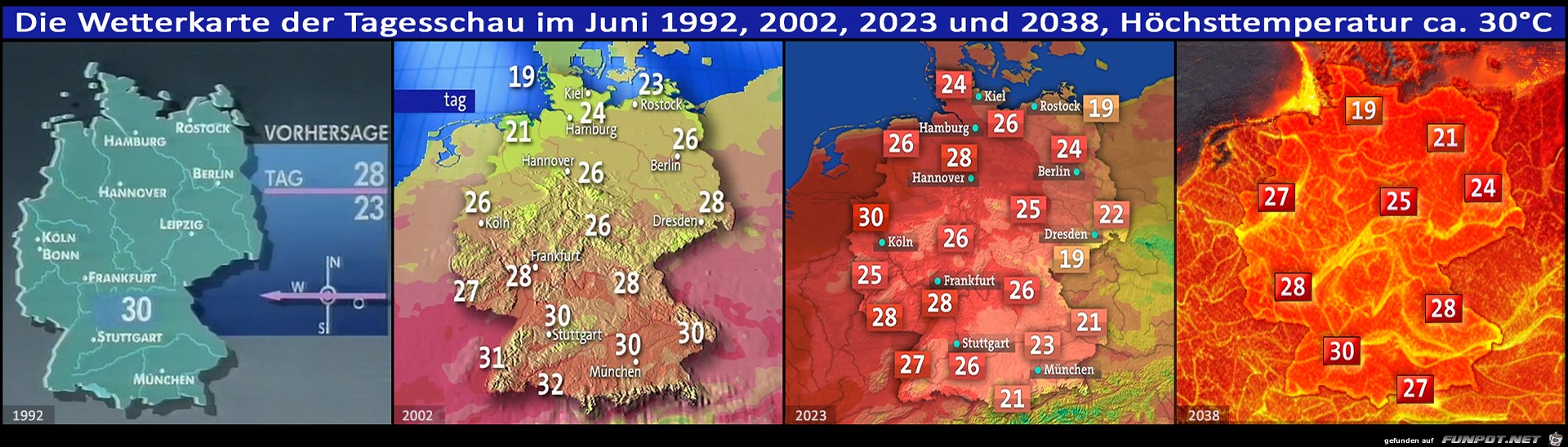 Wetterkarte der Tagesschau