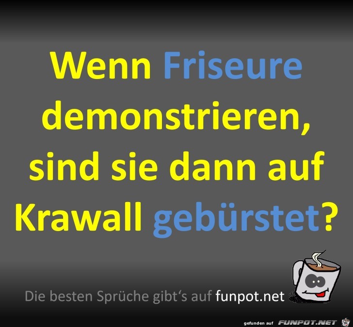 Auf Krawall gebrstet