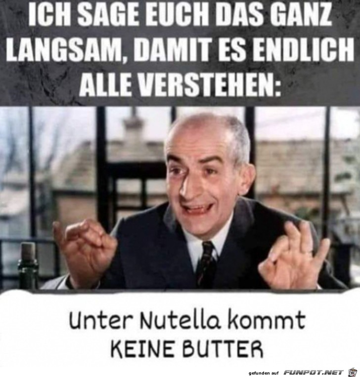 Damit das klar ist