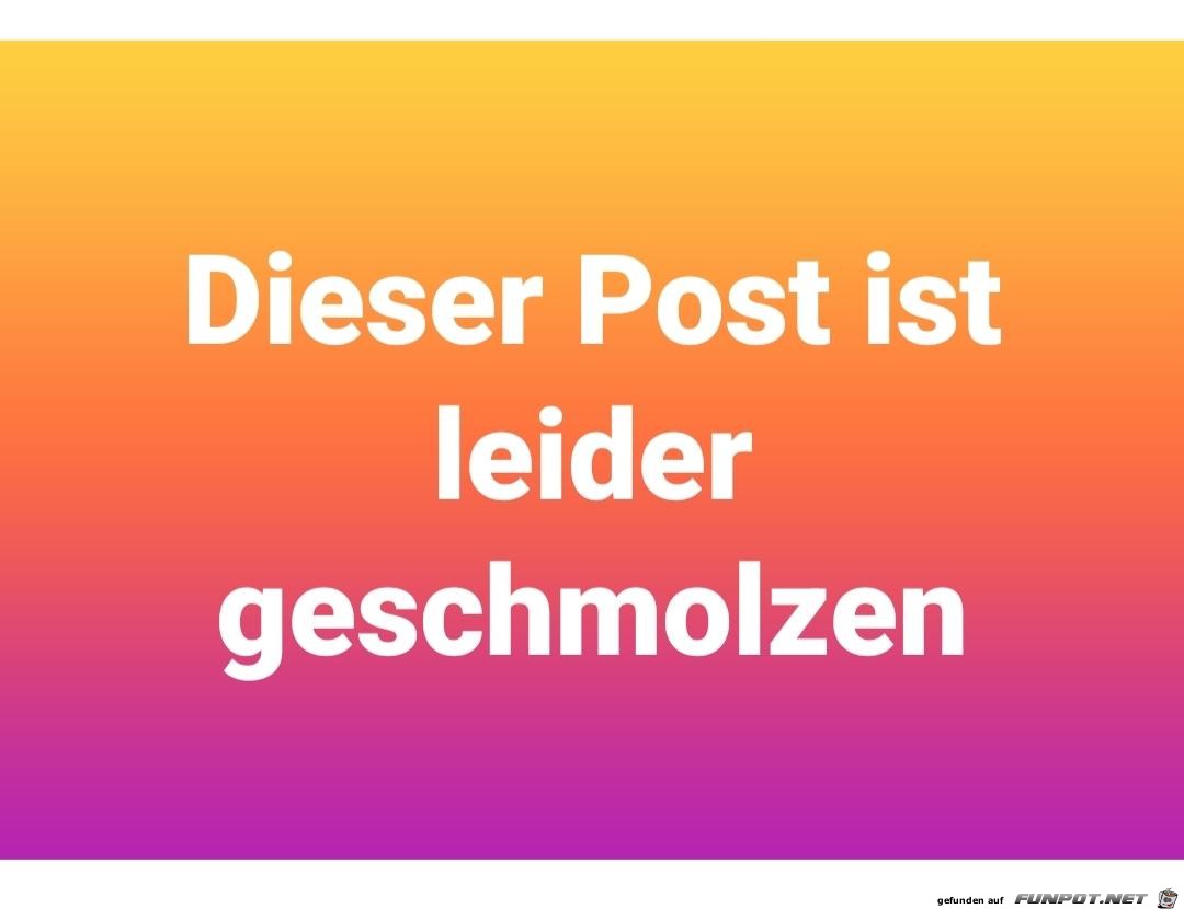 Dieser Post