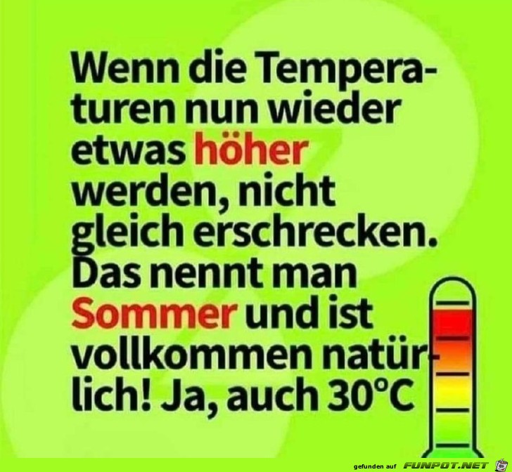 Es ist Sommer