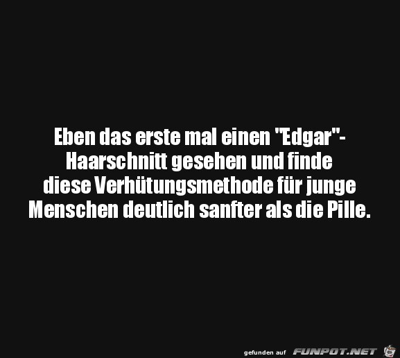 Edgar-Haarschnitt