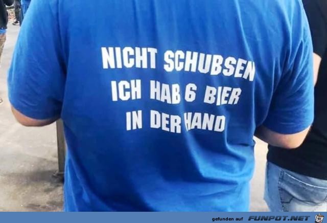 Nicht schubsen Nicht schubsen