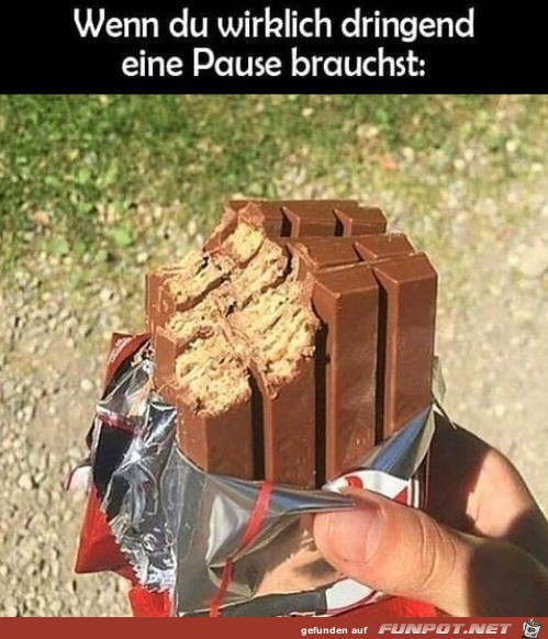 Dringend Pause gebraucht