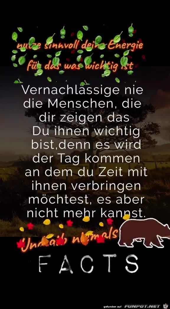 Vernachlssige nie die Menschen