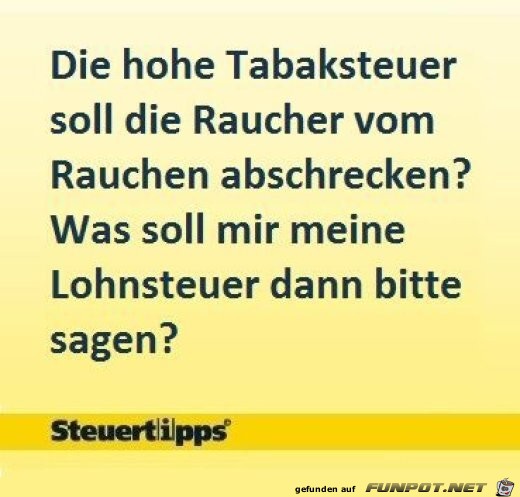Tabaksteuer Tabaksteuer