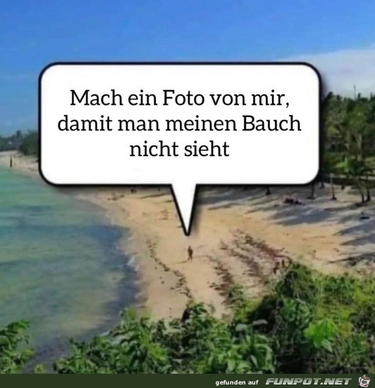 Mach ein Foto von mir