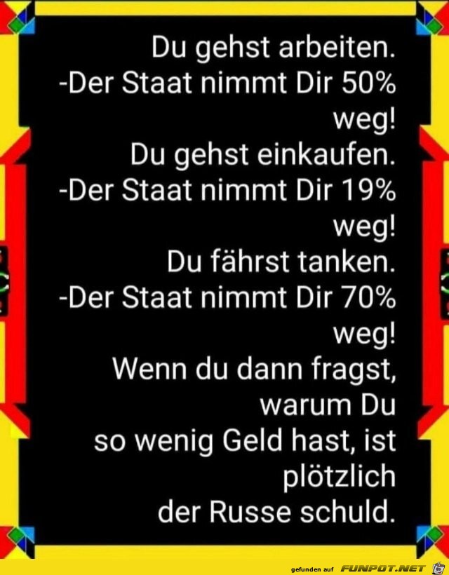 Du gehst arbeiten