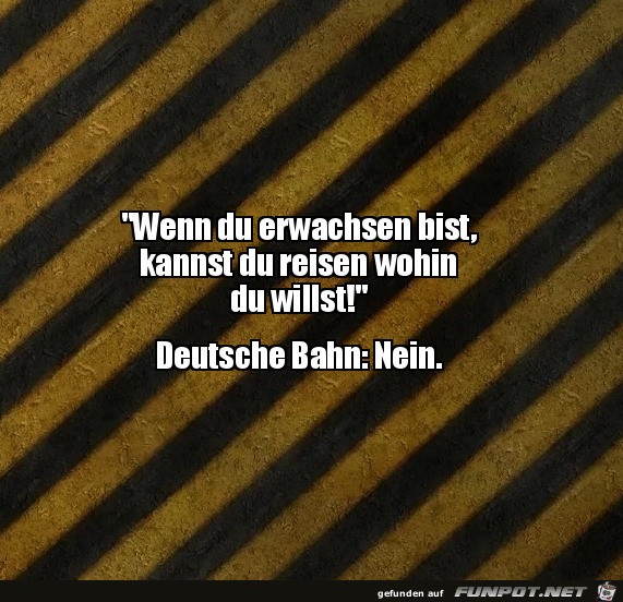 Deutsche Bahn sagt nein