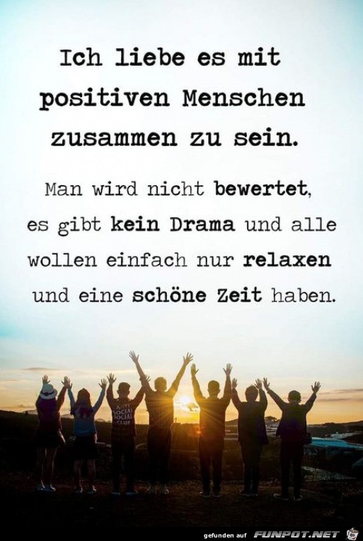 Positive Menschen