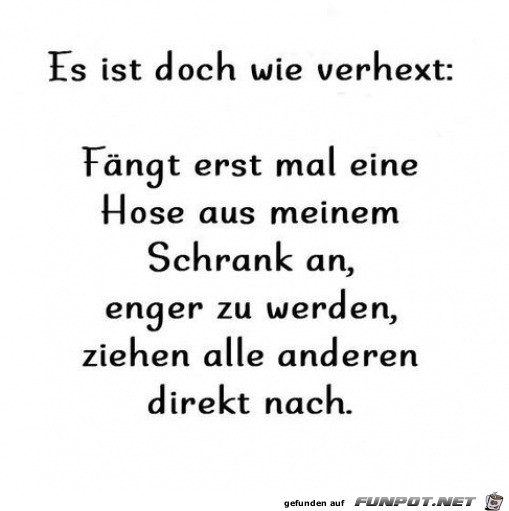 Wie verhext