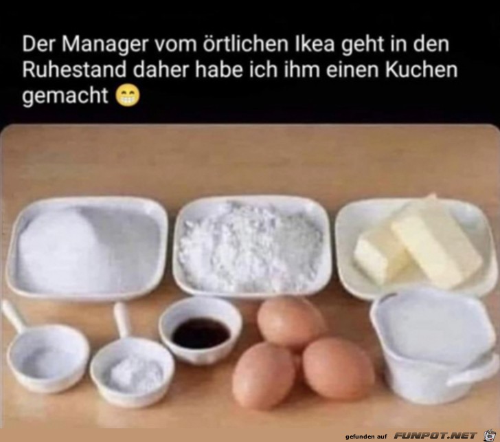 Kuchen gemacht